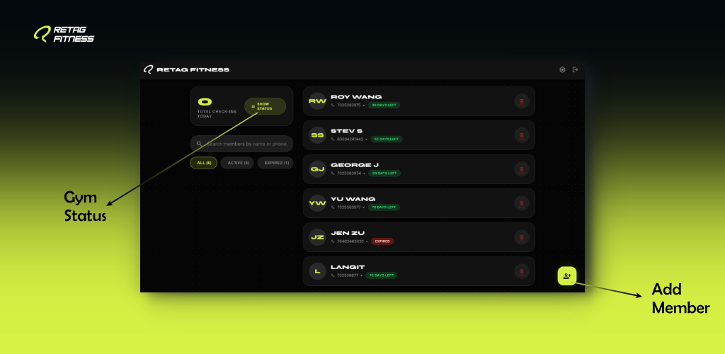 Admin Dashboard Console UI