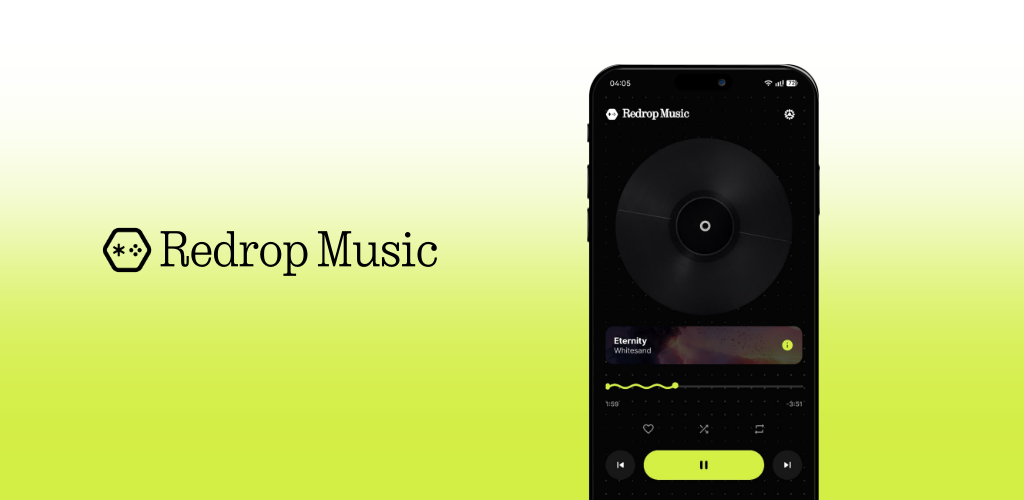 Redrop Music Player interface